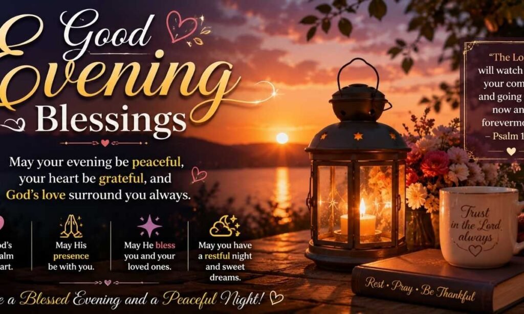 Beautiful Good Evening Blessings