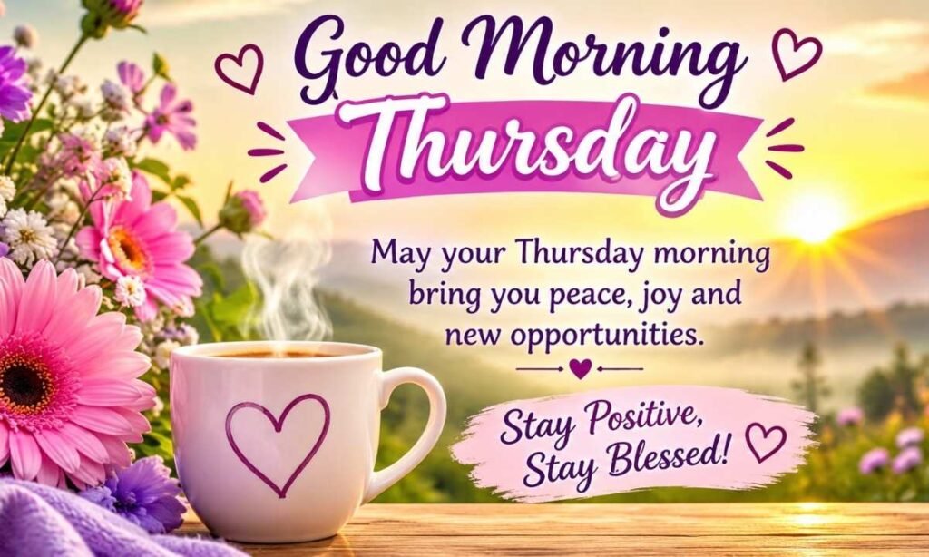 Cute & Sweet Thursday Morning Wishes