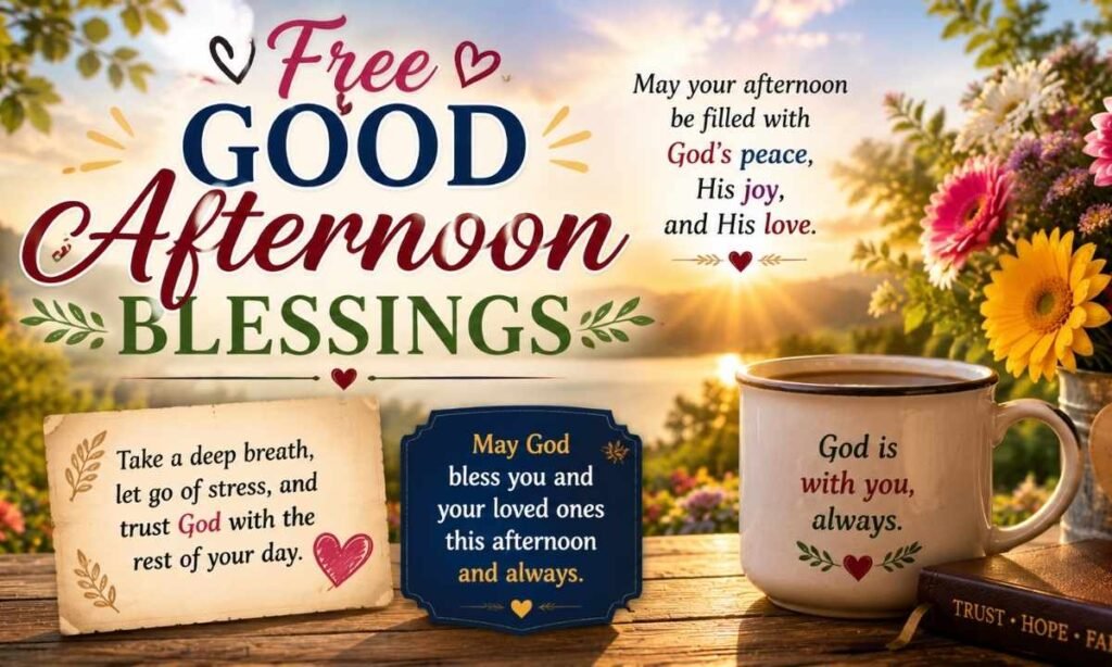 Free Good Afternoon Blessings