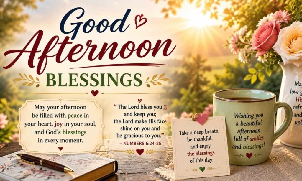 Good Afternoon Blessings Images and Quotes