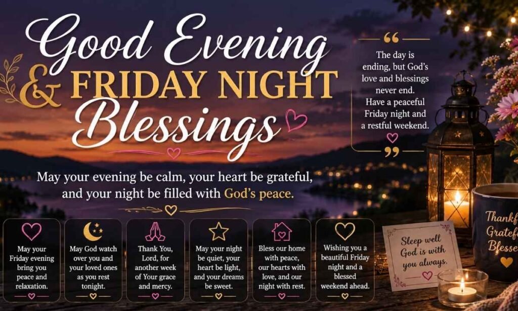 Good Evening & Friday Night Blessings