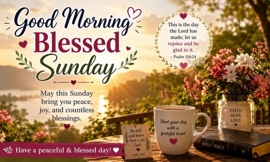 Good Morning Blessed Sunday Images