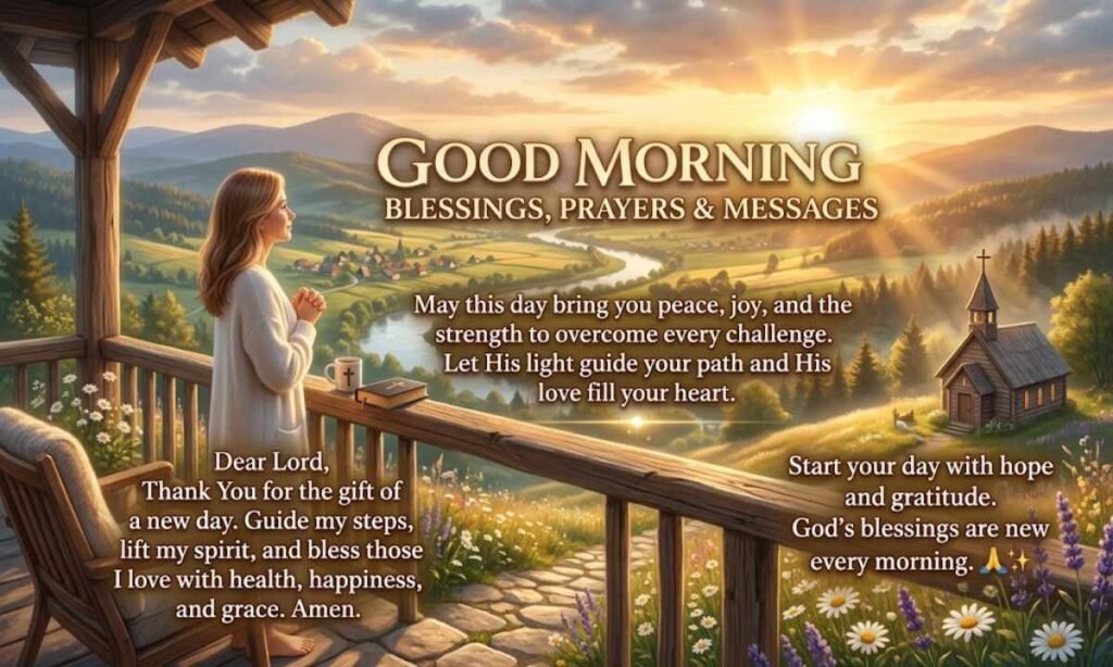 Good Morning Blessing Quotes, Prayers and Messages in English