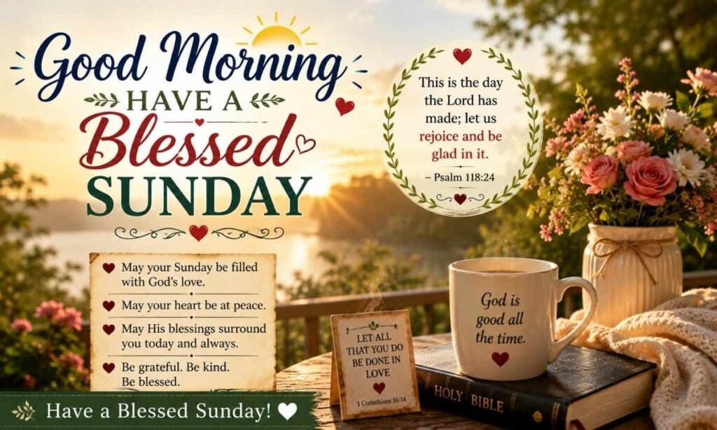 Good Morning Have a Blessed Sunday