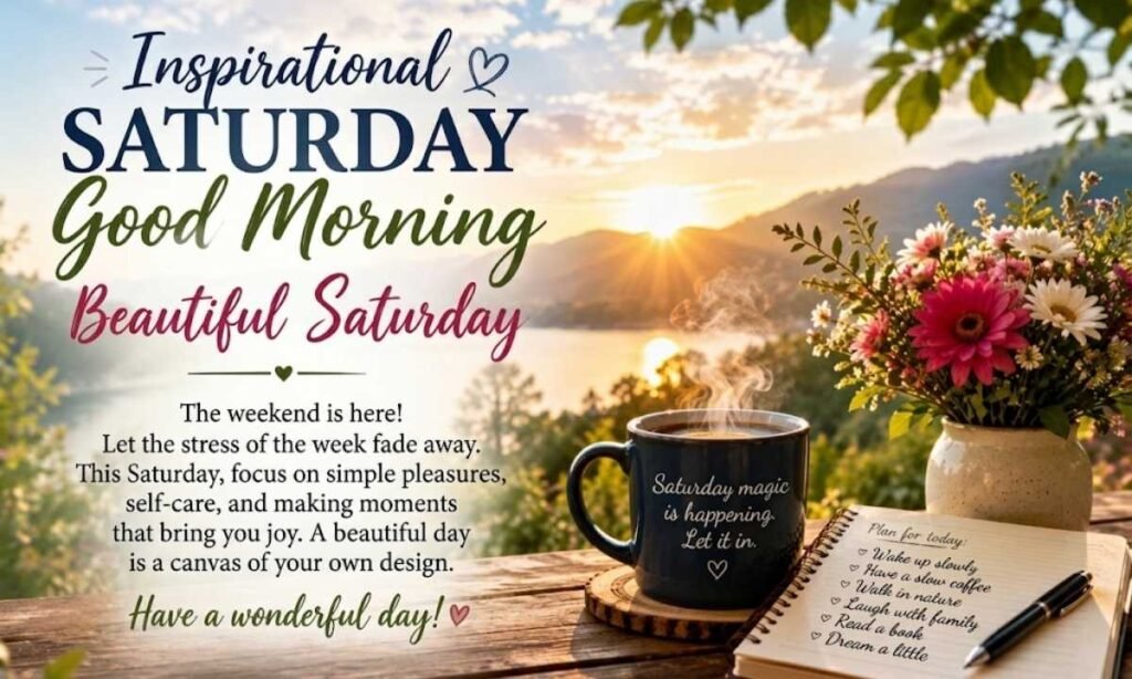 Good Morning Saturday Images for WhatsApp