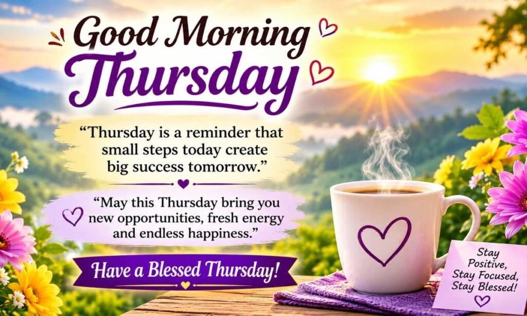 Good Morning Thursday Quotes with Images
