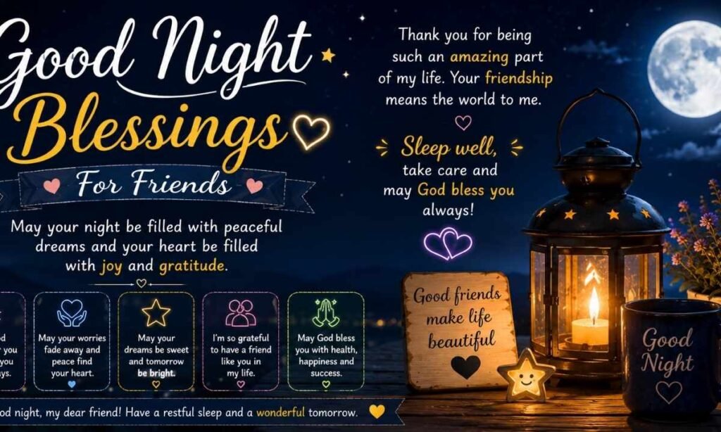 Good Night Blessings For Friends
