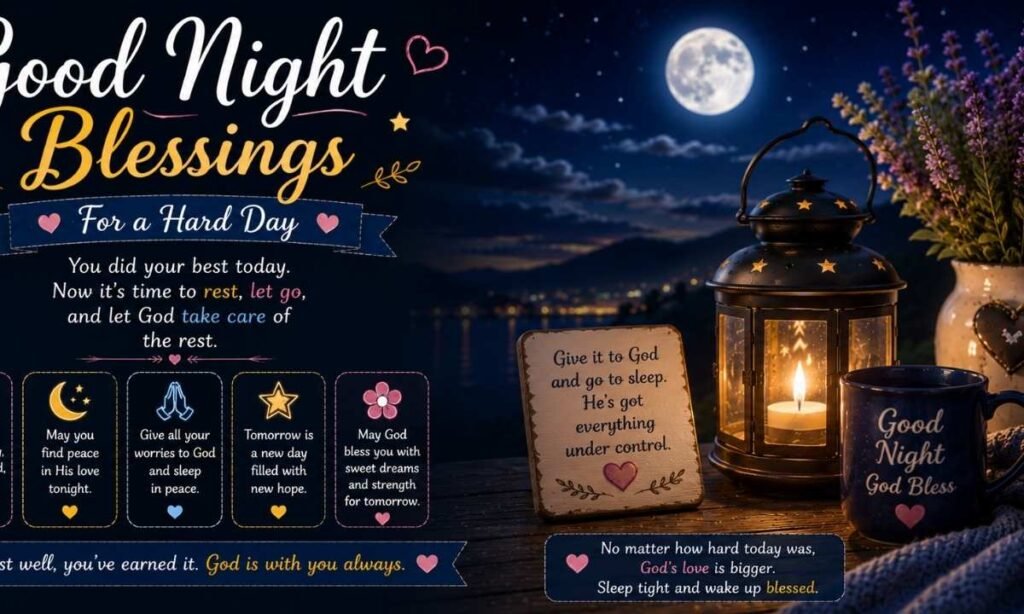 Good Night Blessings For a Hard Day