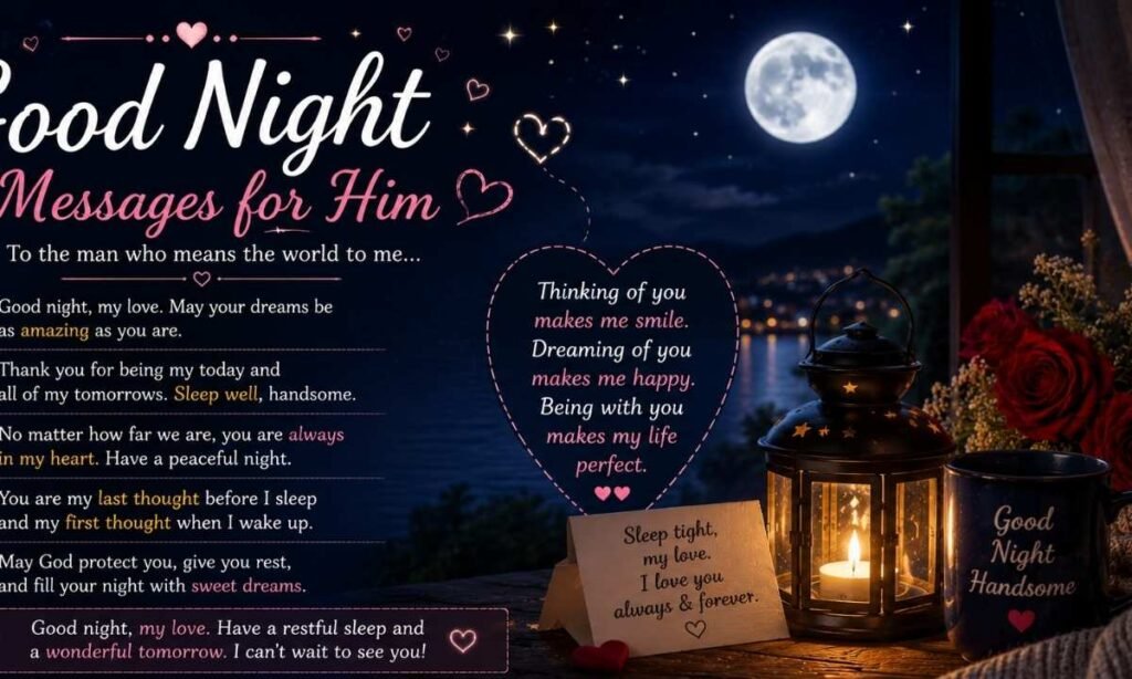 Good Night Messages for Him