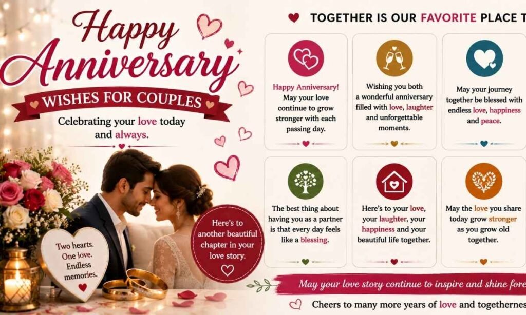 Happy Anniversary Wishes for Couples