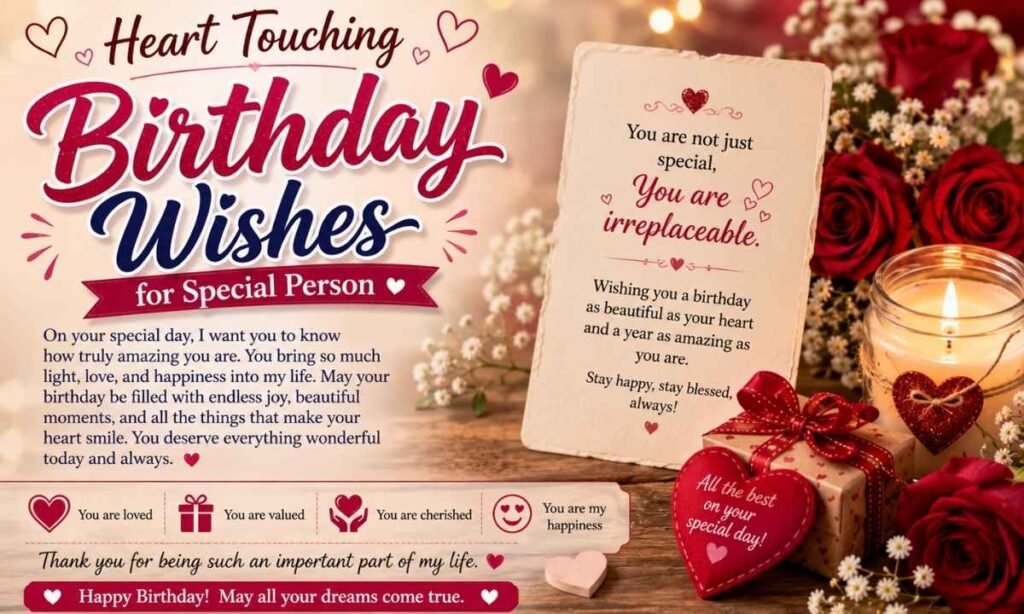 Heart Touching Birthday Wishes for Special Person
