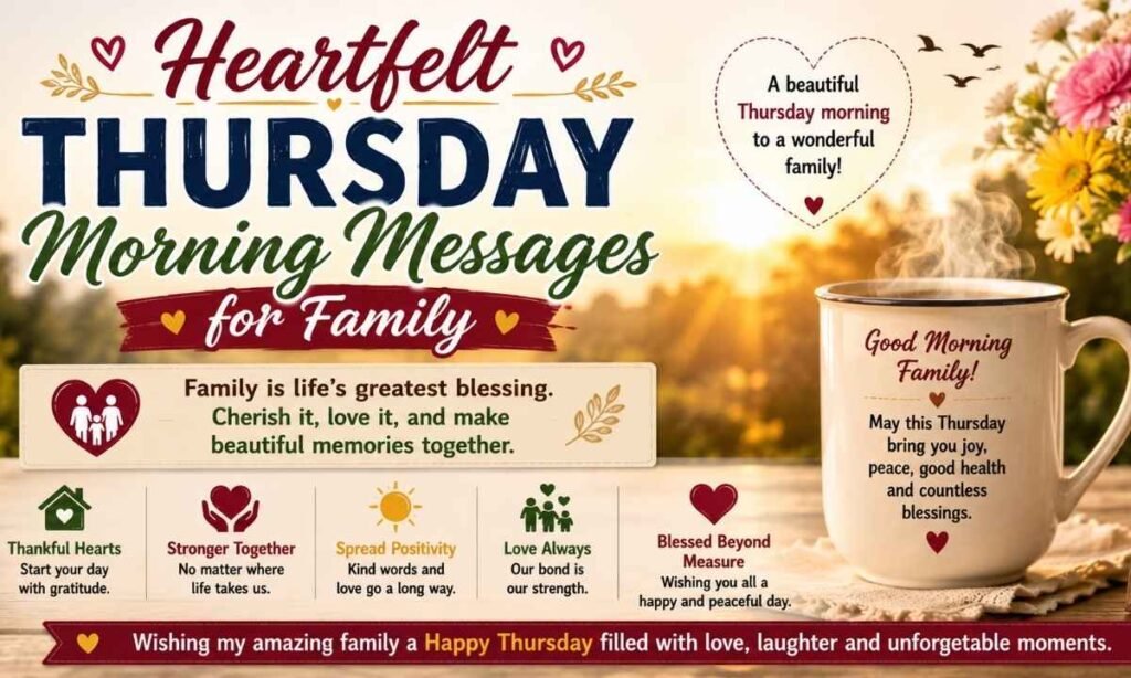 Heartfelt Thursday Morning Messages for Family
