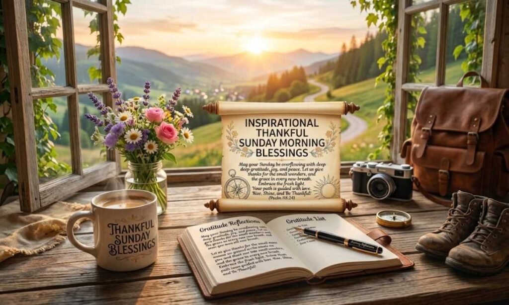 Inspirational Thankful Sunday Morning Blessings