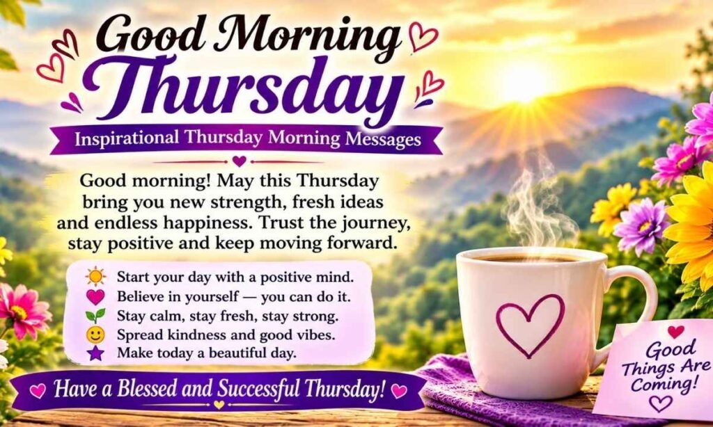 Inspirational Thursday Morning Messages