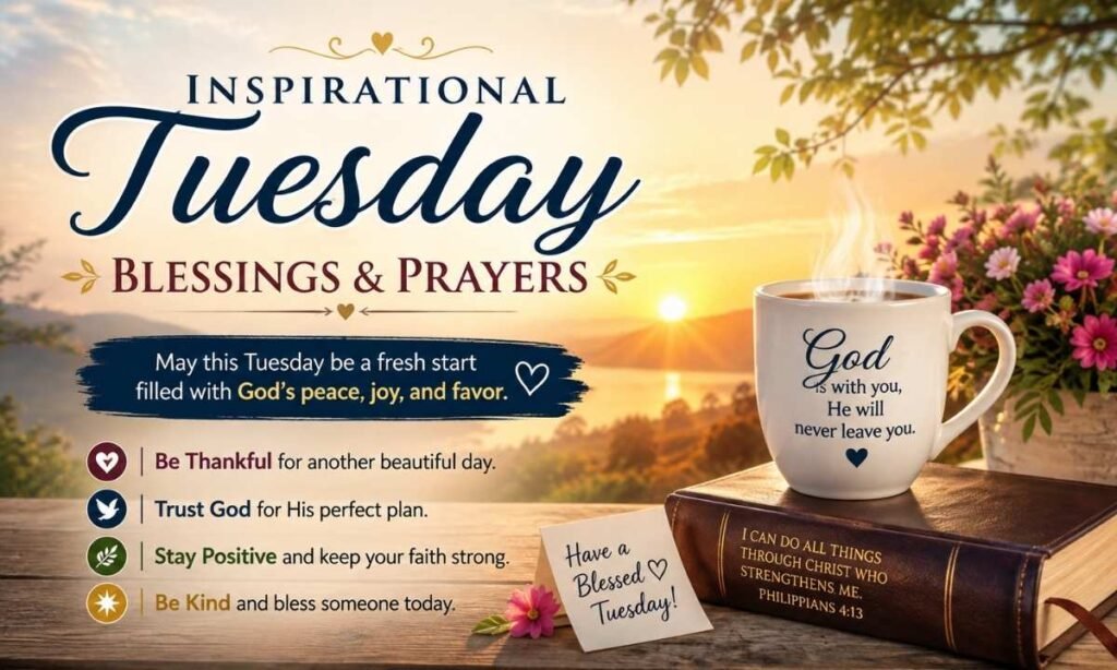 Inspirational Tuesday Blessing and Prayer