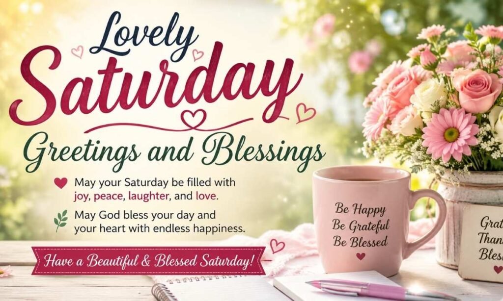 Lovely Saturday Greetings and Blessings