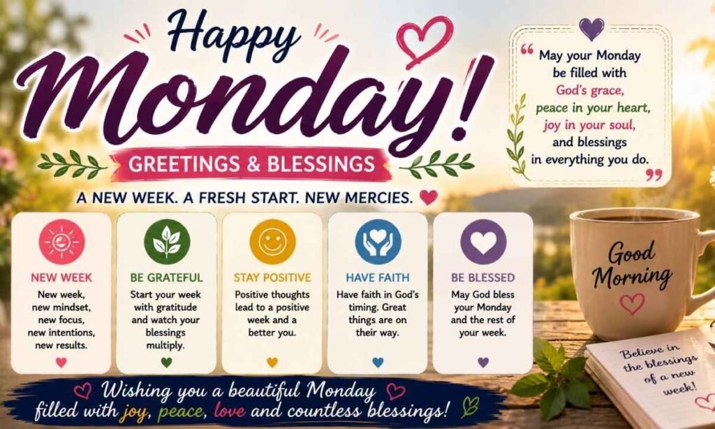 Monday Greetings and Blessings