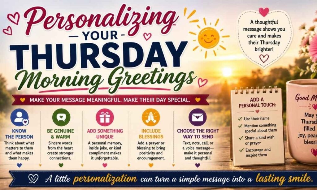 Personalizing Your Thursday Morning Greetings