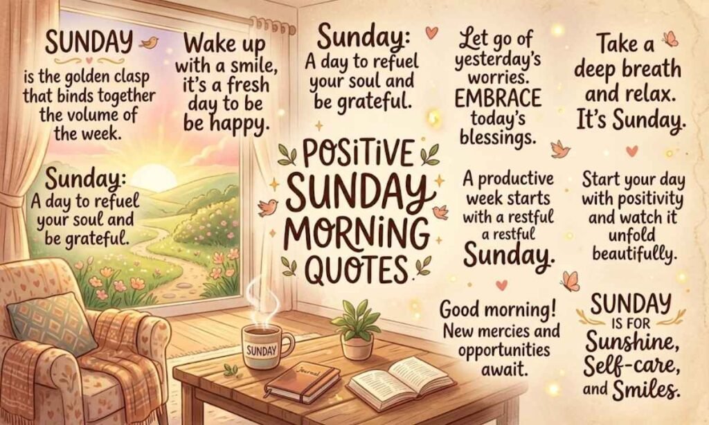 Positive Sunday Morning Quotes