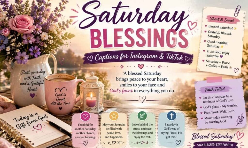 Saturday Blessings Captions for Instagram & TikTok