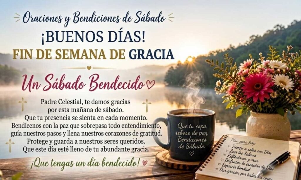 Saturday Blessings Images in Spanish