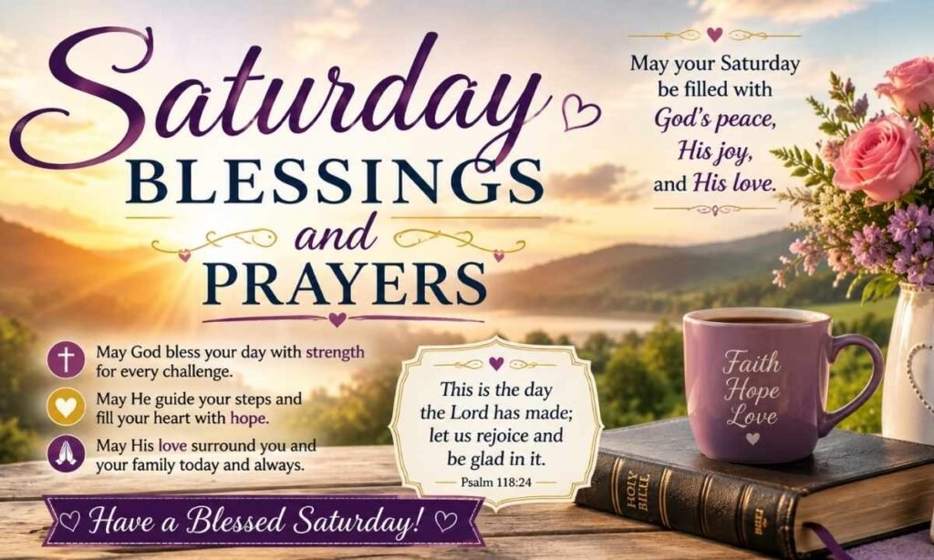 Saturday Blessings and Prayers