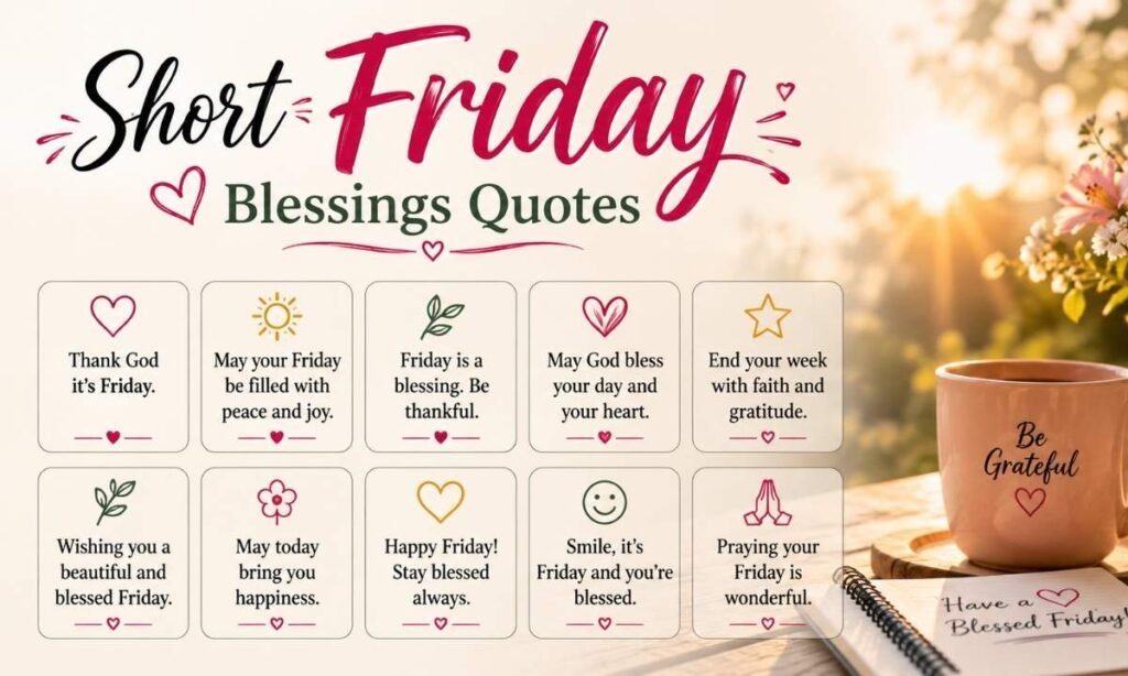 Short Friday Blessings Quotes