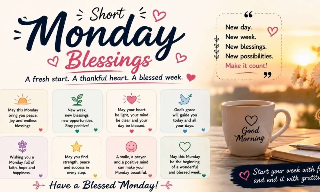 Short Monday Blessings Quotes