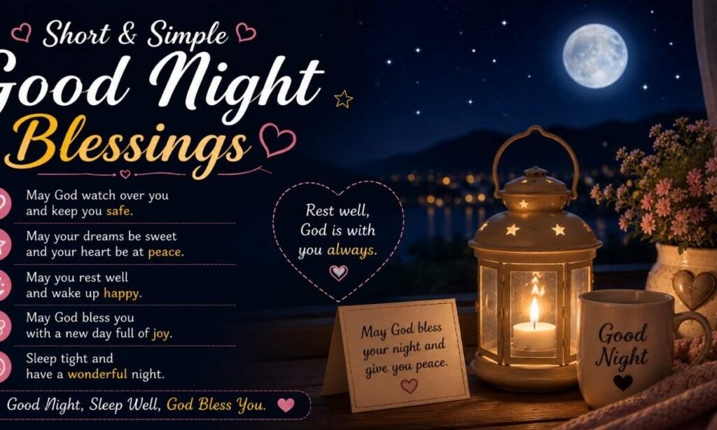 Short & Simple Good Night Blessings
