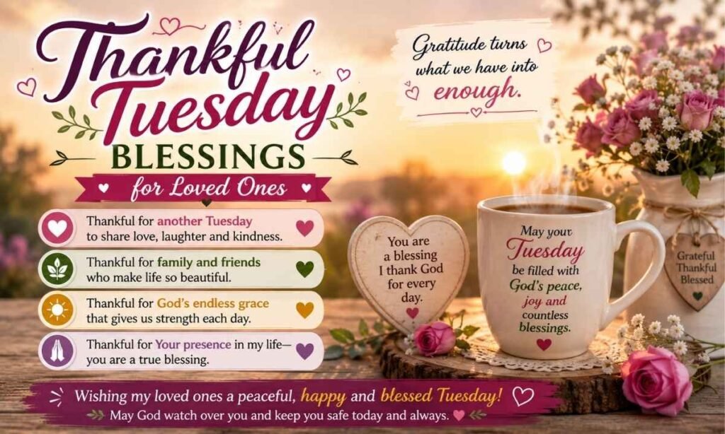 Thankful Tuesday Blessings for Loved Ones