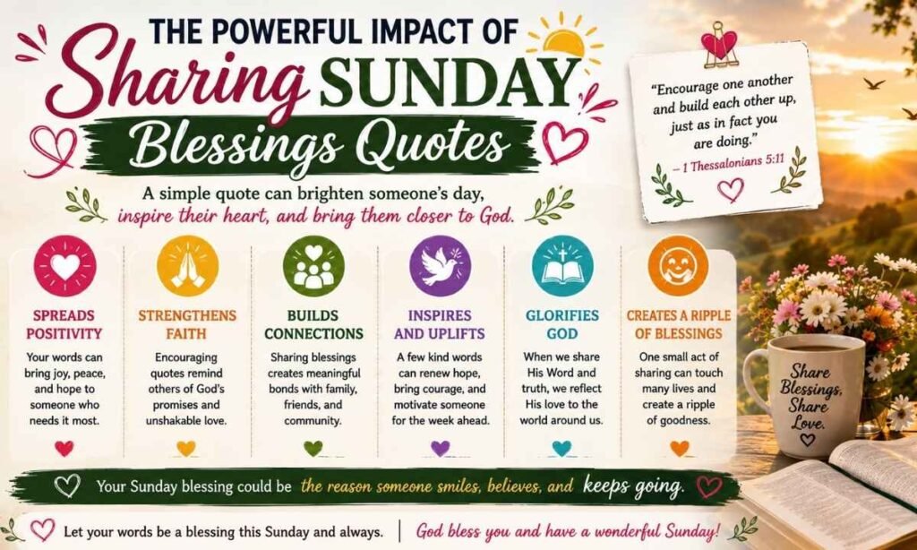 The Powerful Impact of Sharing Sunday Blessings Quotes