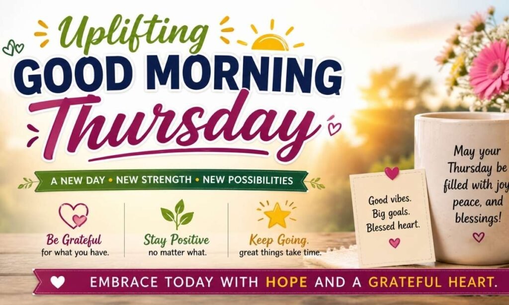 Uplifting Good Morning Thursday Messages