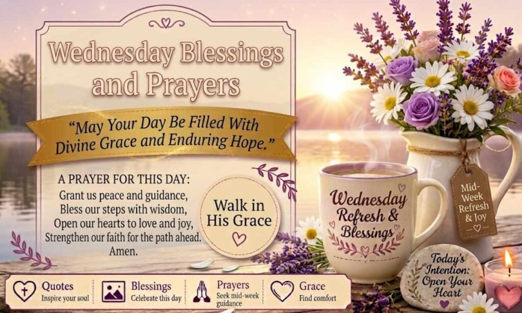Wednesday Blessings and Prayers Images