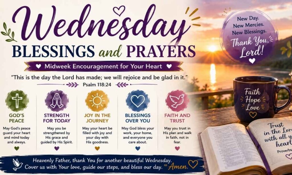 Wednesday Blessings and Prayers Images