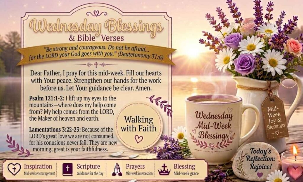 Wednesday Blessings with Bible Verses