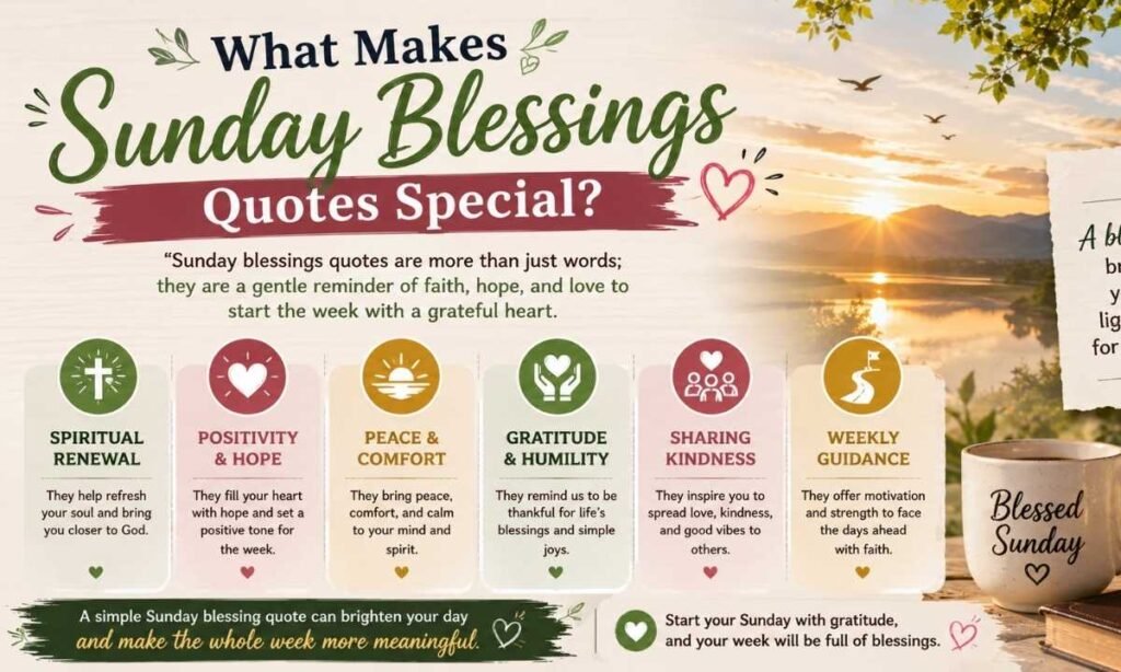 What Makes Sunday Blessings Quotes Special