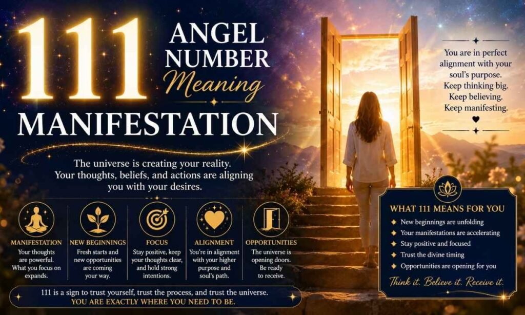 111 Angel Number Meaning Manifestation