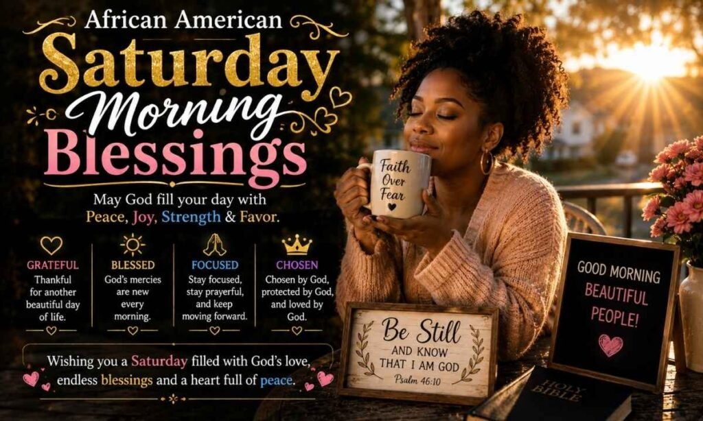 African American Saturday Morning Blessings