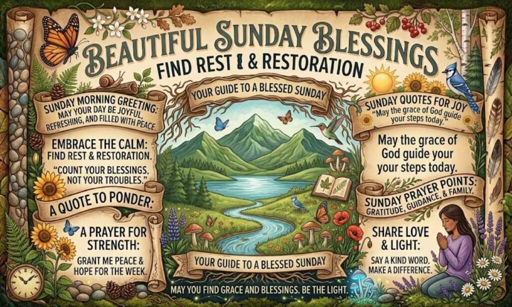 Beautiful Sunday Blessings