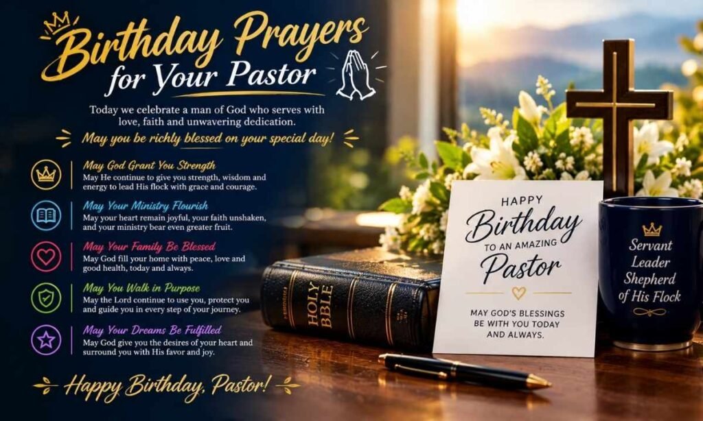 Birthday Prayers for Your Pastor