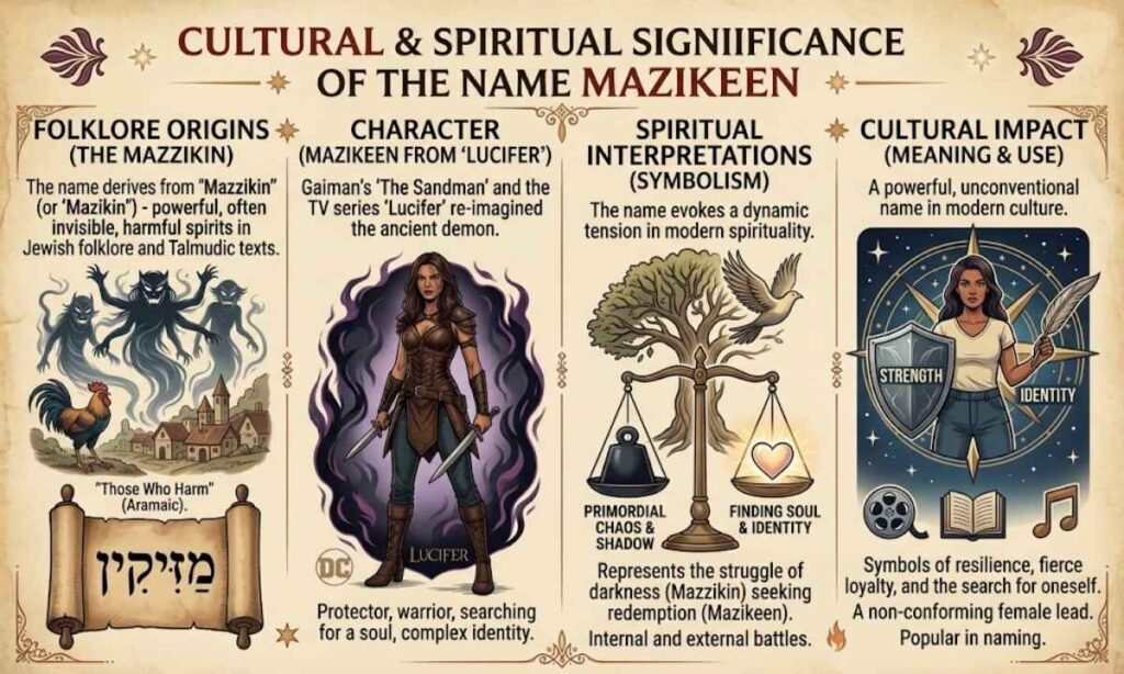 Cultural and Spiritual Significance of the Name Mazikeen