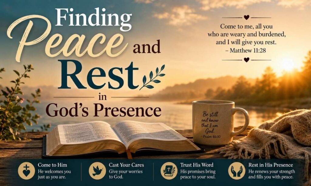 Finding Peace and Rest in Gods Presence