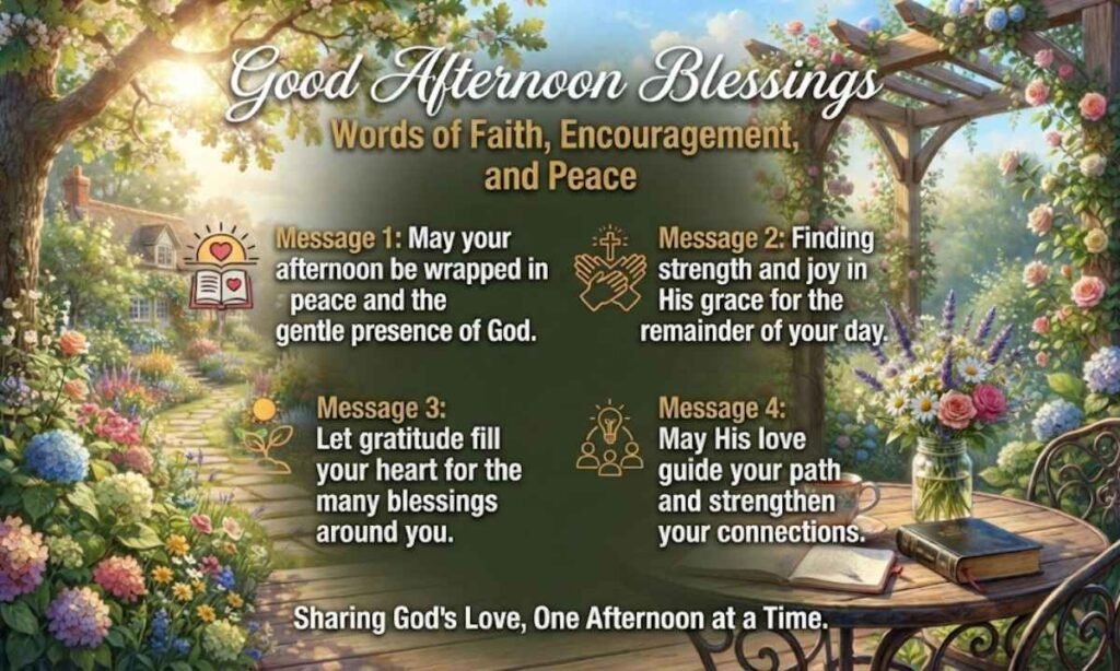 Good Afternoon Blessings Messages