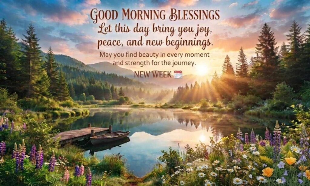 Good Morning Blessings & Messages For A New Week