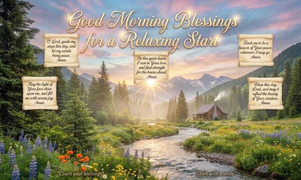 Good Morning Blessings for a Relaxing Start