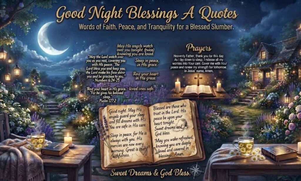 Good Night Blessings Quotes
