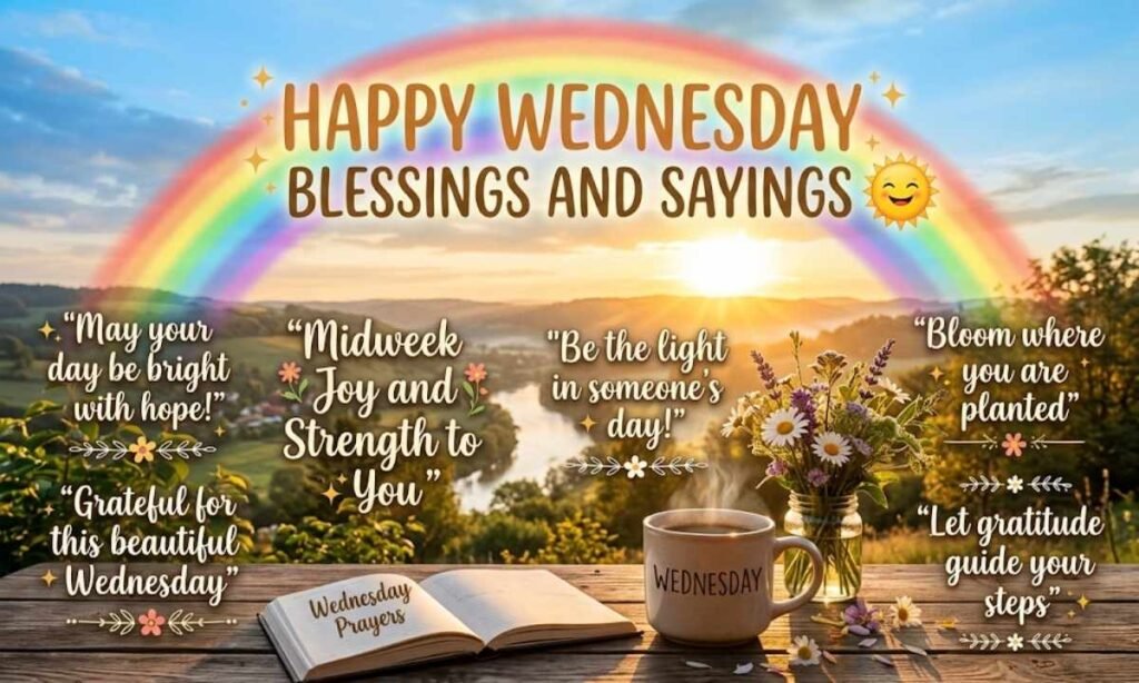 Happy Wednesday Blessings and Sayings