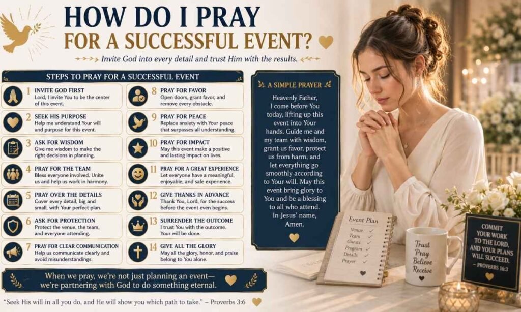 How Do I Pray for a Successful Event