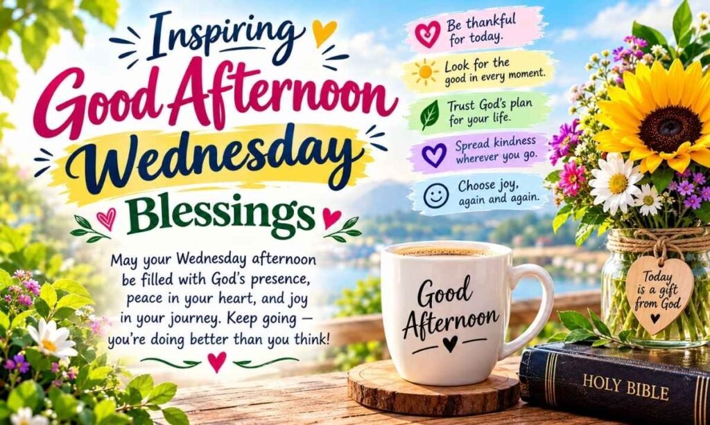 Inspiring Good Afternoon Wednesday Blessings