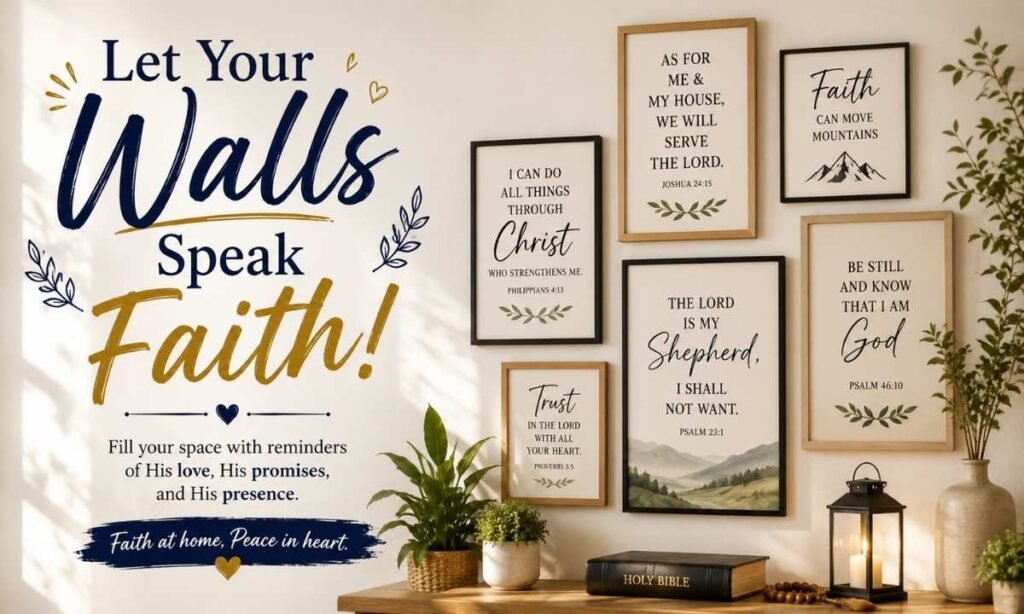 Let Your Walls Speak Faith!